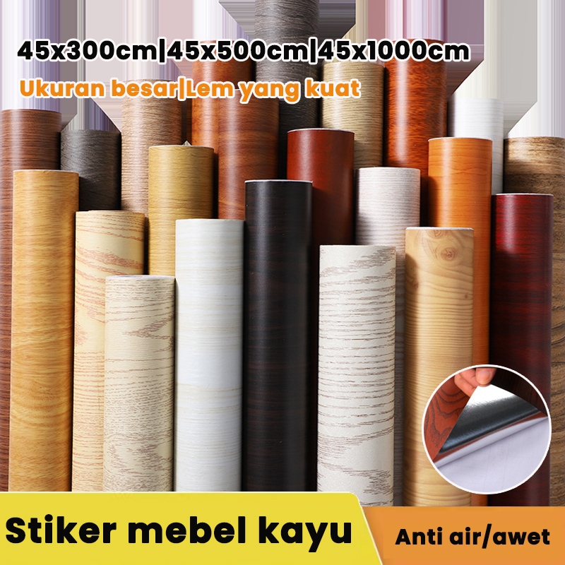 【grandmaster】wallpaper motif kayu stiker dinding motif kayu stiker pvc motif kayu wallpaper dinding 