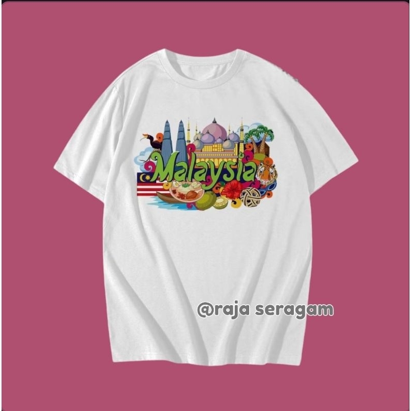 baju malaysia Baju oleh oleh motif MASJID ICON