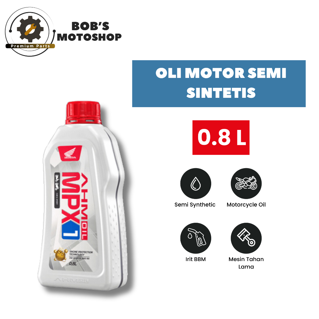 AHM Oil MPX2 Oli Motor Bebek  0.8 L Manual