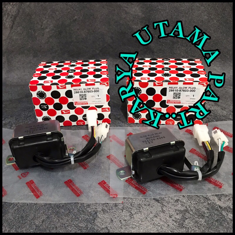 Relay Pemanas/Relay Glow Plug Daihatsu F70 Taft GT -Taft Hiline - Taft Rocky 28610-87603-000