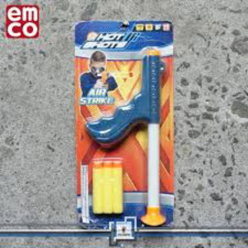 EMCO HOT SHOT Mainan Anak Pistol Tembak Peluru ORIGINAL EMCO AIR STRIKES HOT SHOTS