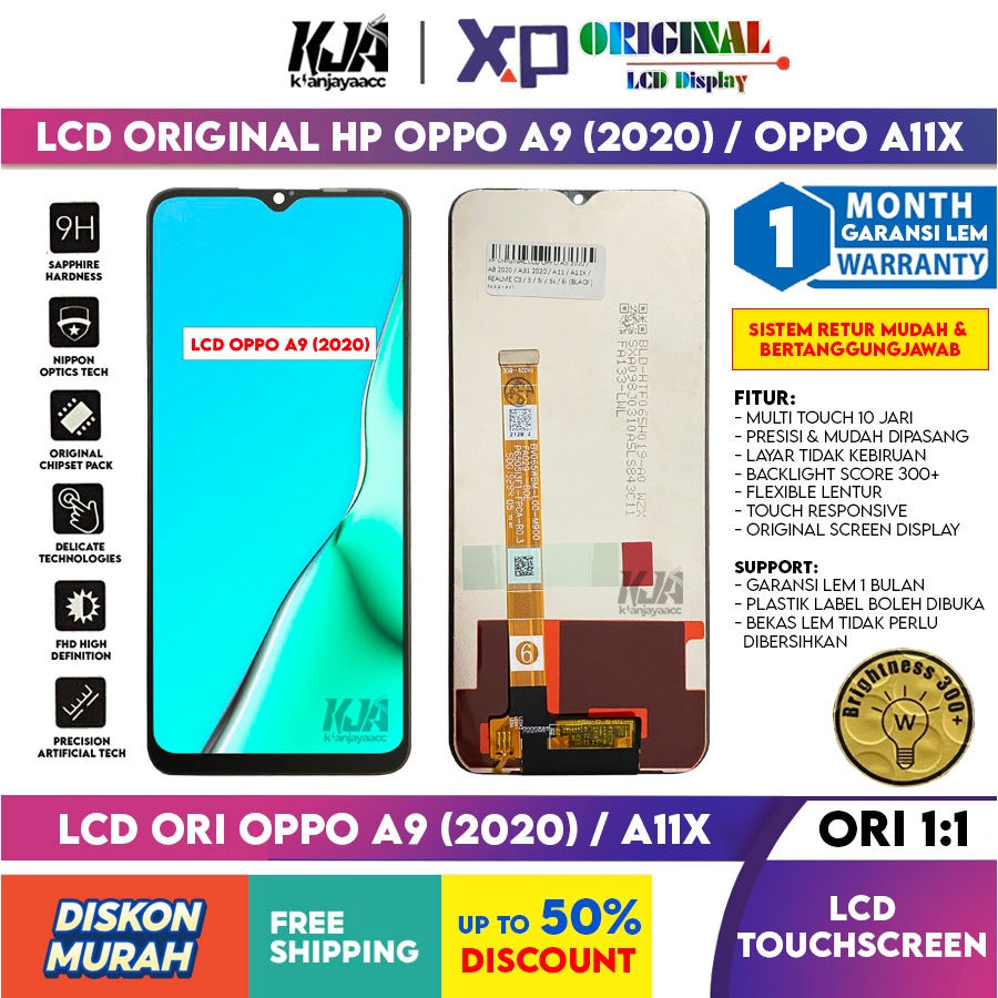 ❤️ LCD Original ❤️ Oppo A9 2020 / A11X / CPH1937, CPH1939, CPH1941 LCD Touchscreen Hp ORI