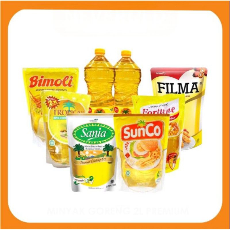 

Diskon kilat!! minyak goreng sawit premium cooking oil berkualitas (1 liter, 2 liter)
