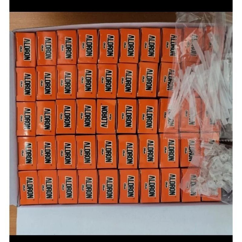 

Lem Tetes / Lem Korea lem serbaguna . satu box isi 50 pcs..