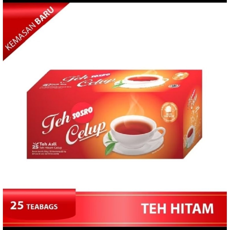 

Teh Celup Sosro 50gram (25bags)