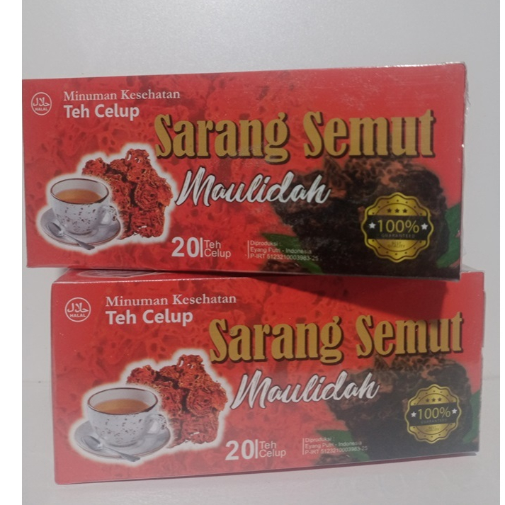 

Teh celup sarang semut isi 20 kantong bukan GHOLIBAN - ORIGINAL 20 kantong teh