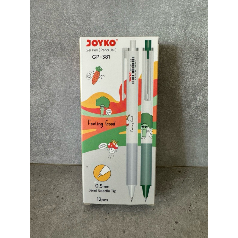 

pena pulpen ballpoint cetek triangular grip joyko GP-381 0,5mm
