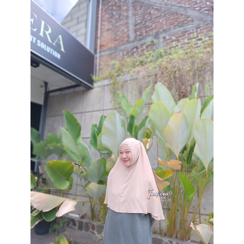 Hijab Bergo Khadijah/ Non Ped Pet/ Jilbab Jumbo/ Kerudung/ Hijab Instant/ Khimar