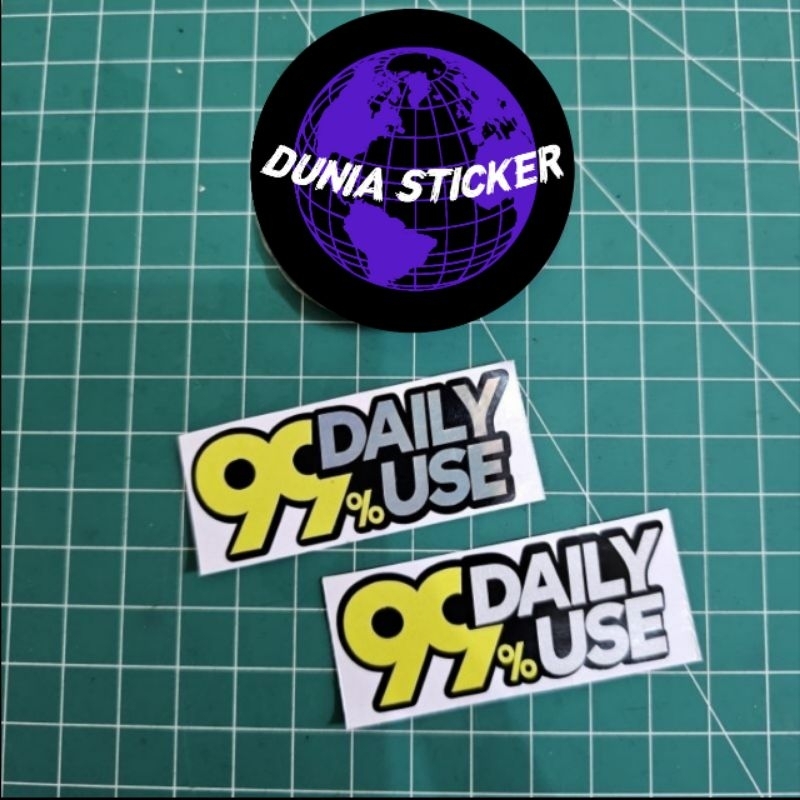 

Stiker Sticker 99% DAILYUSE Cutting