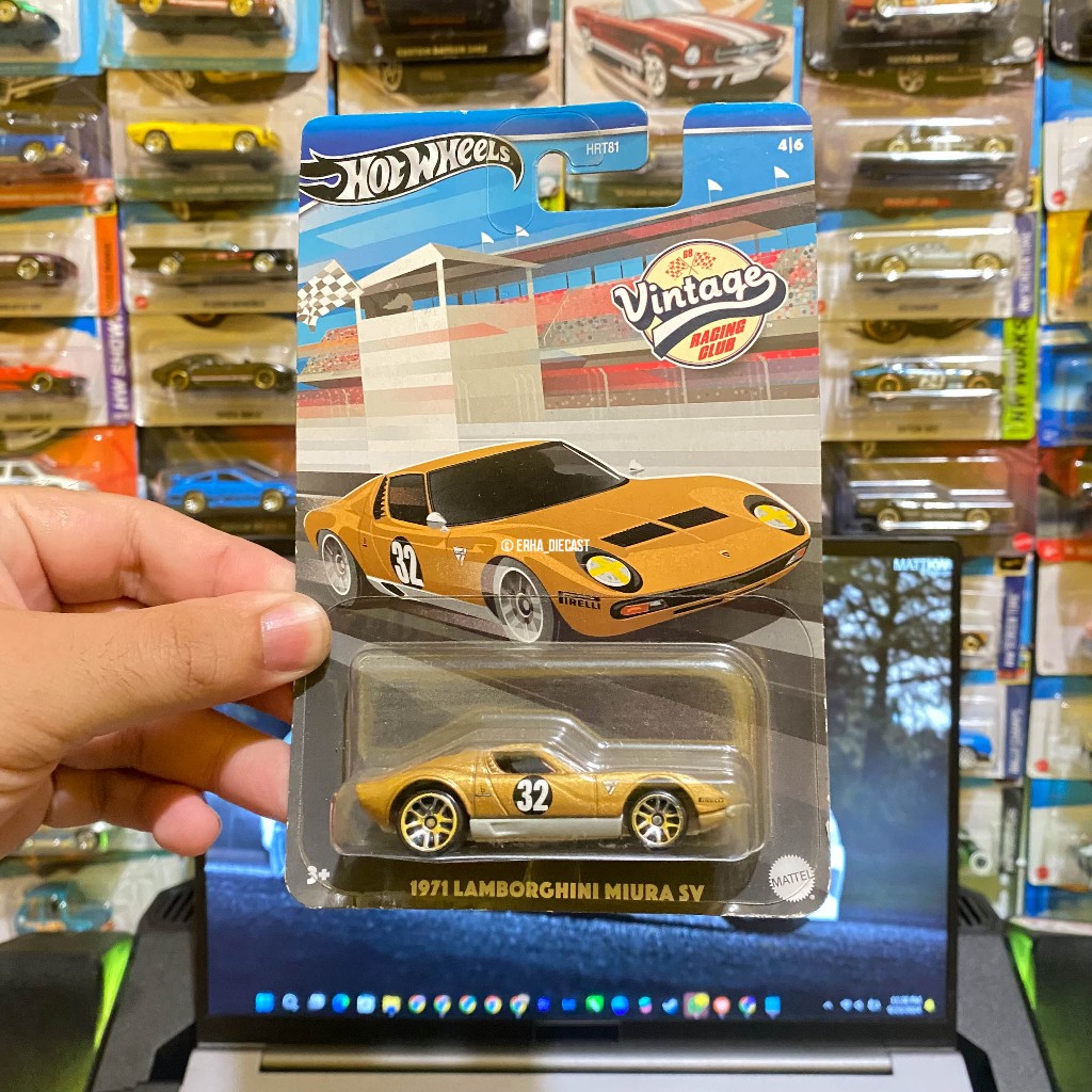 Hot Wheels | 1971 Lamborghini Miura SV | Vintage Card SNI