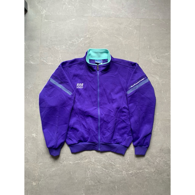 Asics Recorder Vintage Boxy Jackrt Racing Second Bekas Original