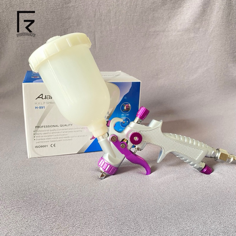 Spray Gun Auarita H891 HVLP 0.8/.1.0/1.2mm cup 250ml Original