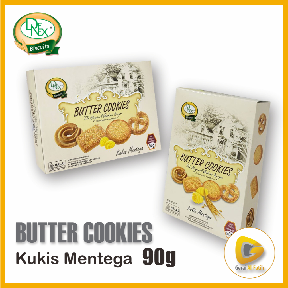 

Denex Butter Cookies - Monde Denex per Kotak 90 g - Hampers - Bingkisan