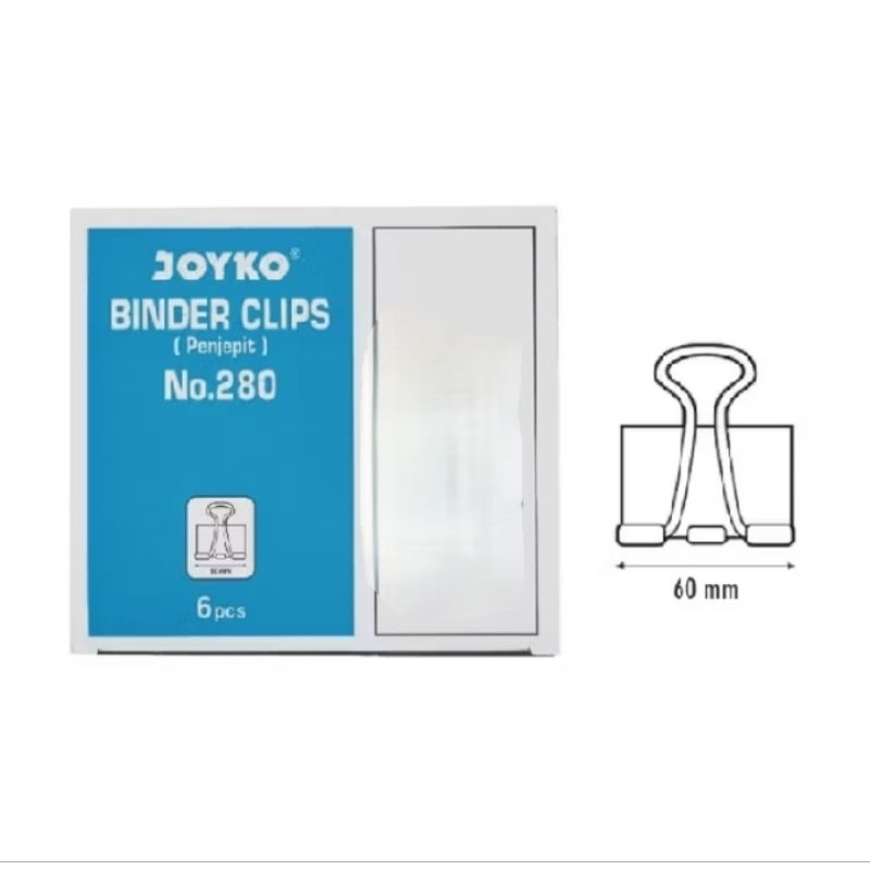 

JOYKO BINDER CLIP/PENJEPIT KERTAS JOYKO NO.280