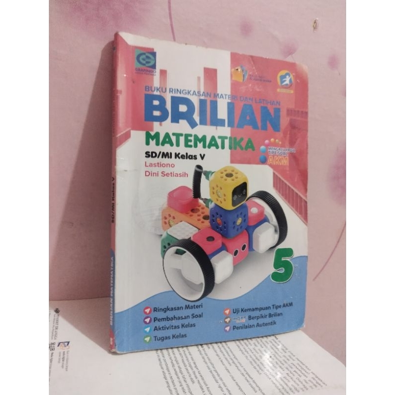 buku brilian matematika kelas 5 V sd mi grafindo akm