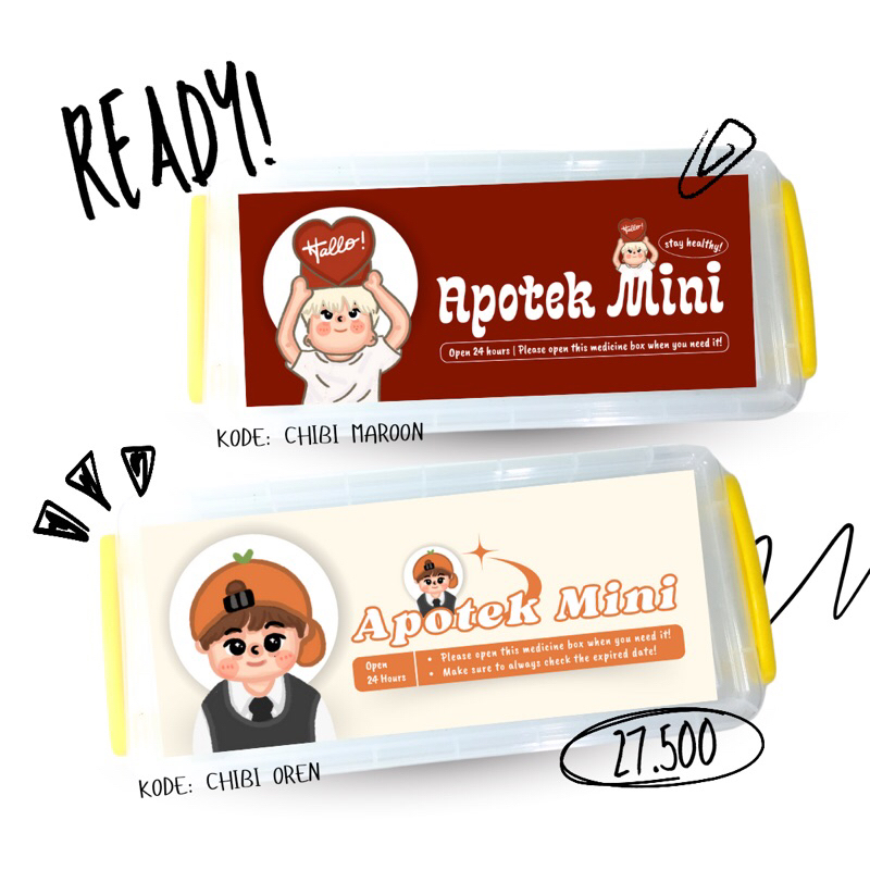 Tinytiani | Apotek Mini Lucu | Medical Kit | Hampers | Emergency Box | Kado Pacar - BACA DESKRIPSI