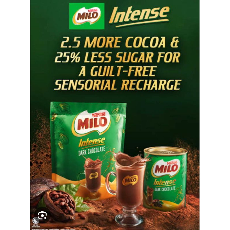 

Milo Intense Dark Choco (1 pack = 10 sachets)