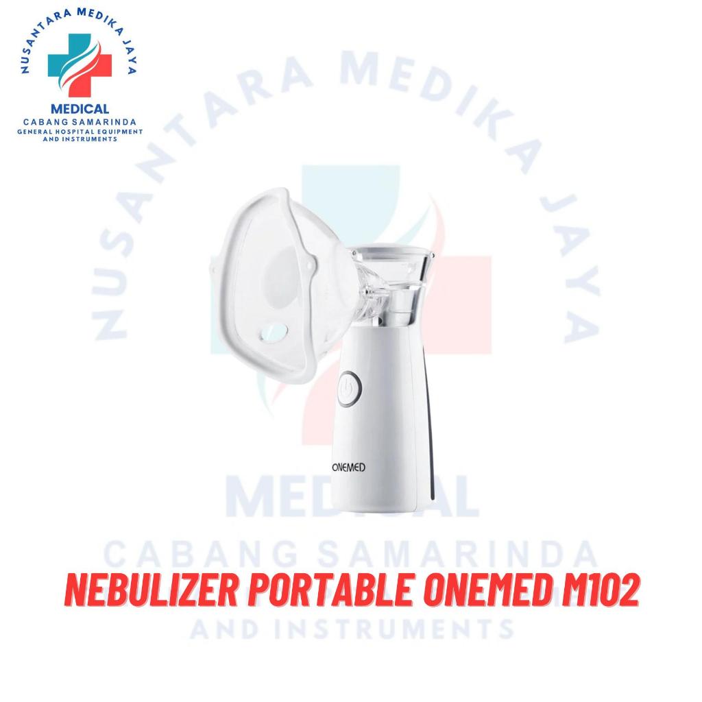 Nebulizer Portable Mesh Nebulizer OneMed M 102 Portable / Alat Uap Bantu Pernafasan Asma