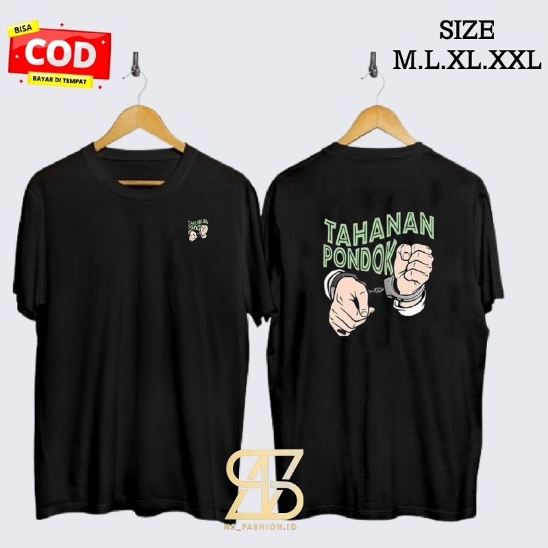 KAOS BORGOL TAHANAN PONDOK - Kaos Unisex Pria Wanita Sablon DTF