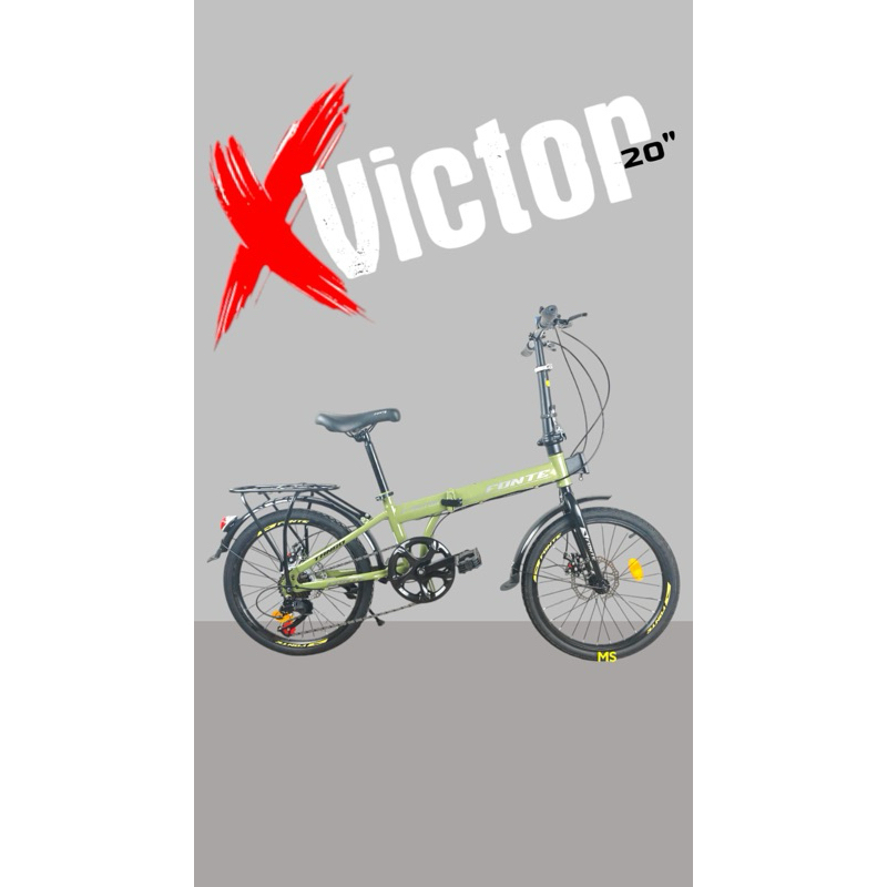 Sepeda Lipat 20” Tango XVictor Disbrake Terbaru sepeda lipat merk tango murah bisa paylatter