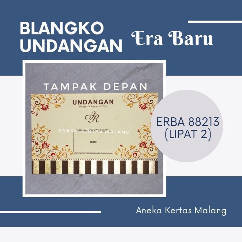 Blangko Undangan Erba 88213 (Cek Deskripsi)