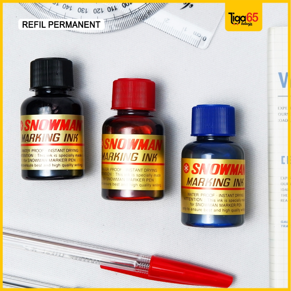 

365 Tinta Permanent / Refill Ink Spidol Snowman Permanen Marking / Refil Tinta Spidol Permanent