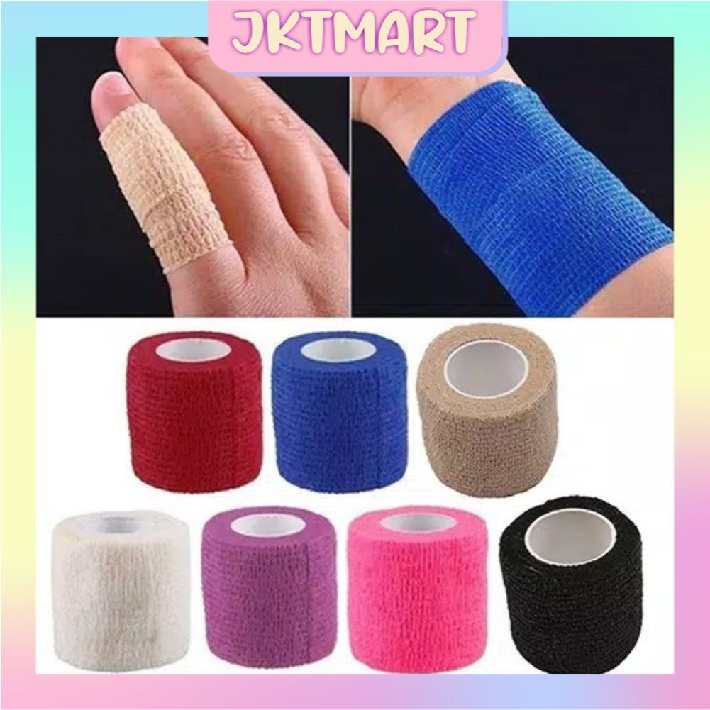 JKTMART Finger Tape Wrist Tape Protective Tape Pelindung Jari Perban Jari Sport Tape Warna Warni R62