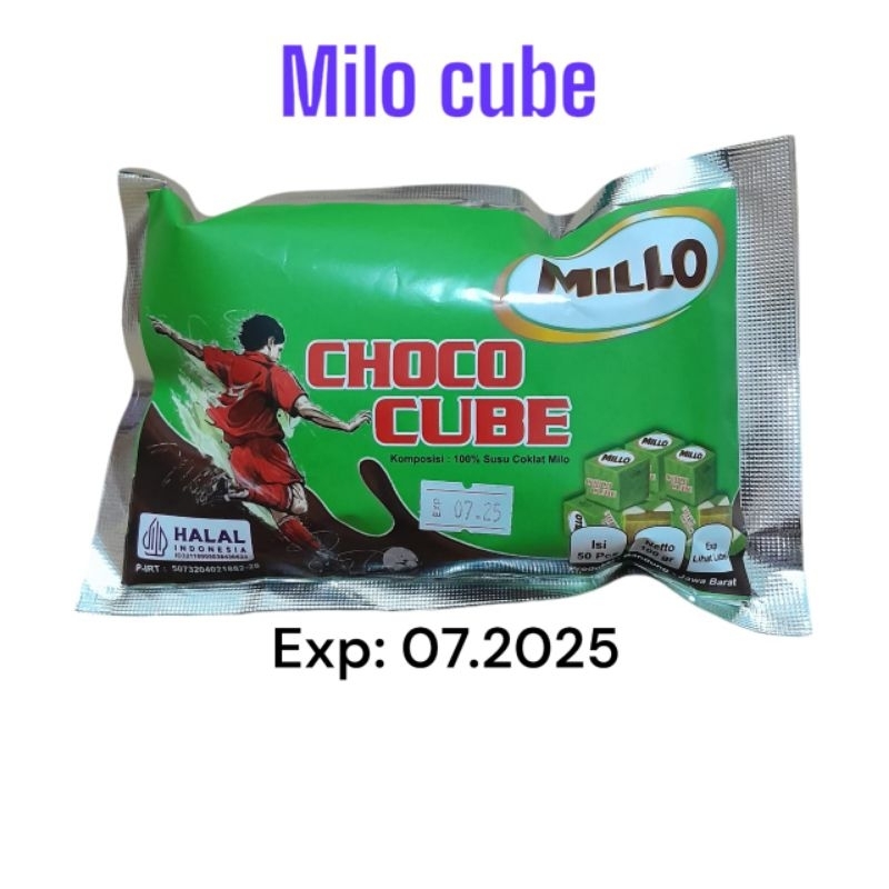 

milo cube lokal permen milo cube isi 50 pcs