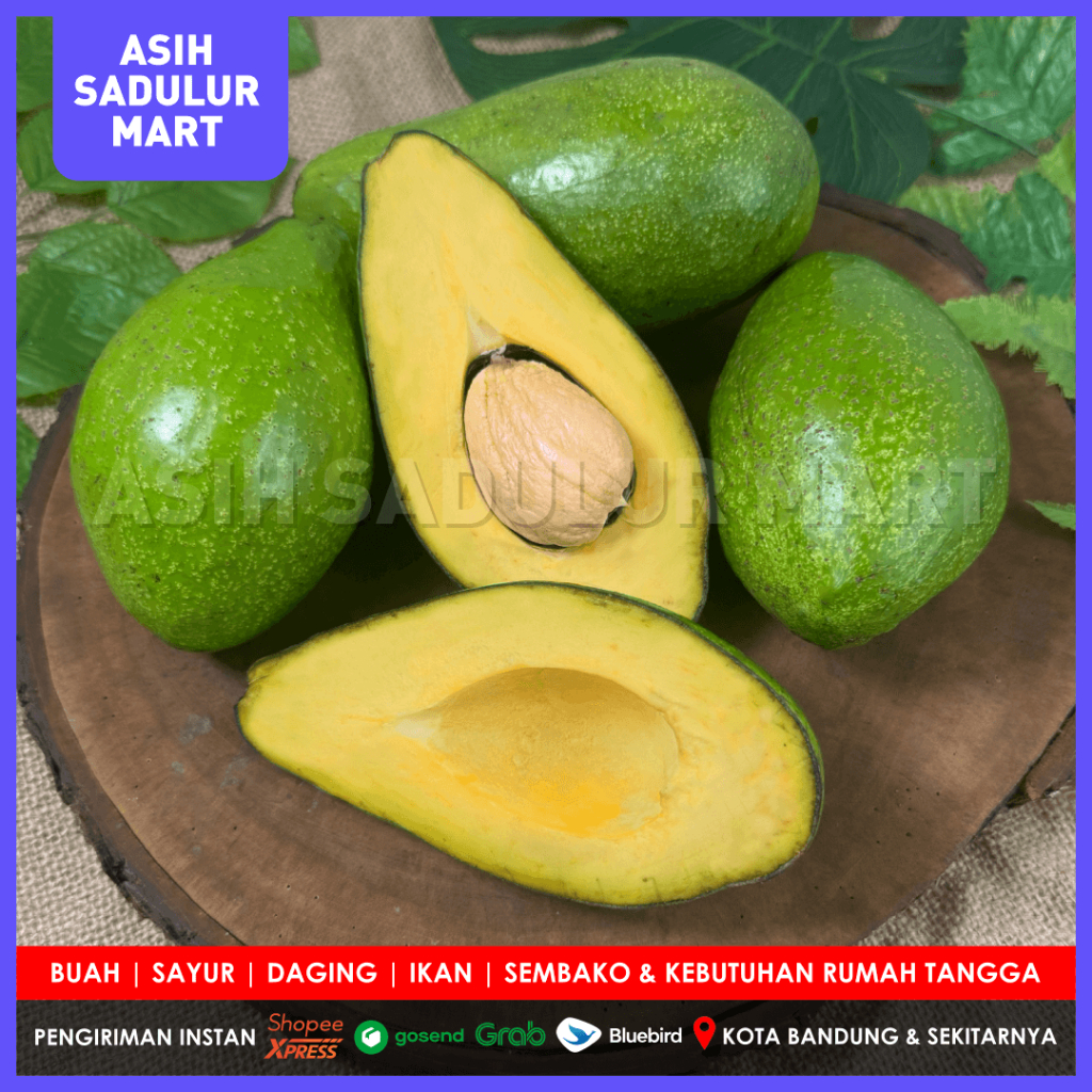 

Alpukat Mentega 1kg Buah Segar Kota Bandung | Asih Sadulur Mart
