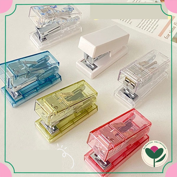 

Transparent stapler lucu staples kecil transparan cantik MK1821