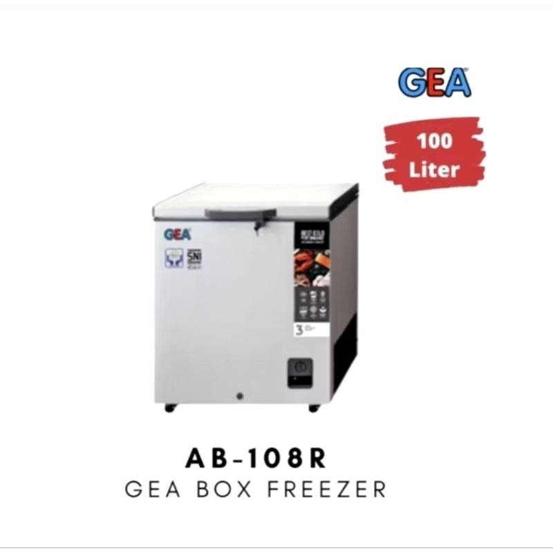 GEA Chest Freezer AB-108 Chest Freezer Gea Ab-108 100Liter Freezer Box Gea