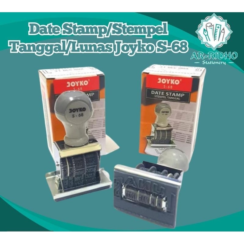 

Date Stamp/Stempel Tanggal/Lunas Joyko S-68 (Pcs)