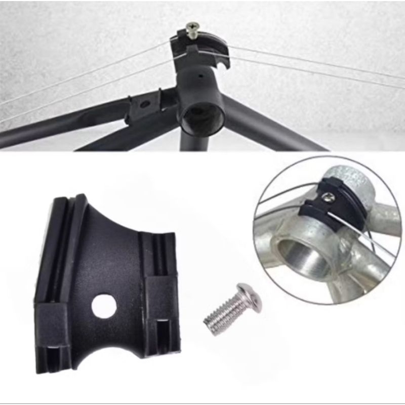 Clamp Sepeda Jalur Kabel Shifter Bawah BB Cable Guide Rear Derailleur RD FD Sepeda Lipat MTB