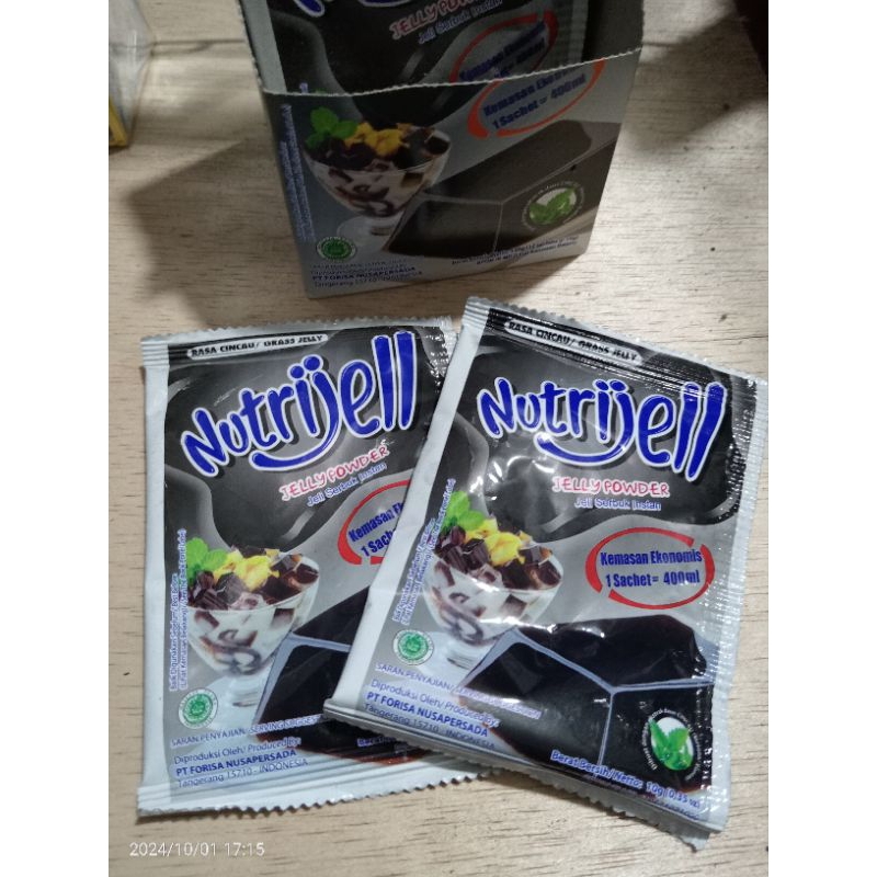 

NUTRIJELL CINCAU// 1 PAC ISI 10 GRAM