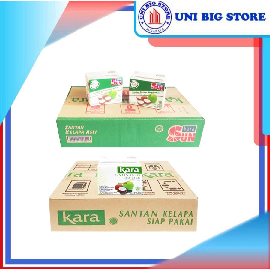 

Sun Kara | Kara Santan Siap Pakai 200 ml x 12 pcs DUS