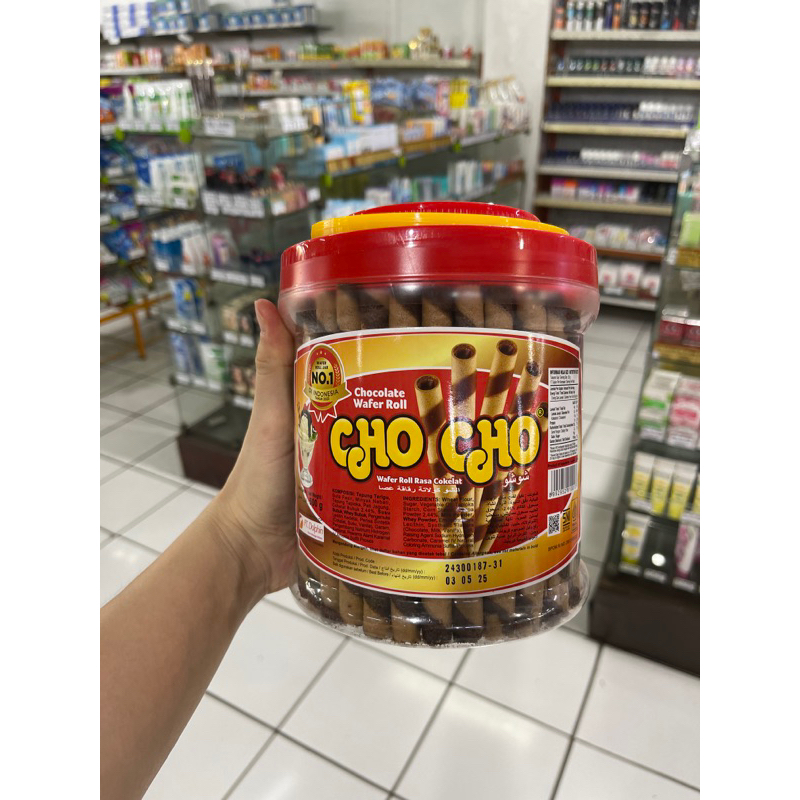 

wafer roll chocho 500g - chocho wafer roll cokelat