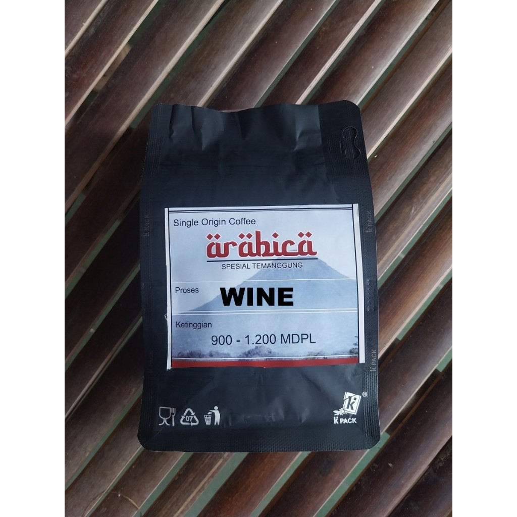 

Kopi Bubuk Kopi Arabika Wine Temanggung 100% Halal Kopi Biji dan Giling 100 gr