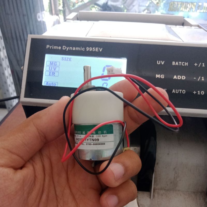 Motor Steaker Mesin Hitung Uang | Sparepart Mesin Hitung Uang