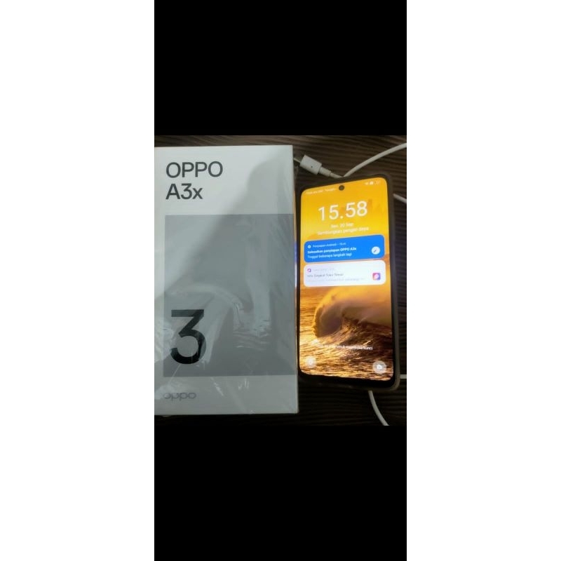 OPPO A3x bekas Raasa baru RAM 4+4/128