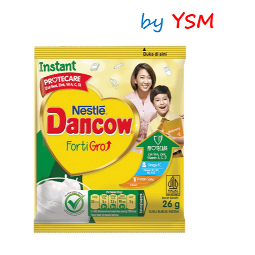 

DANCOW/DANCOW PUTIH/ SUSU DANCOW FORTIGRO INSTAN PUTIH RENCENG ISI 10 SACHET