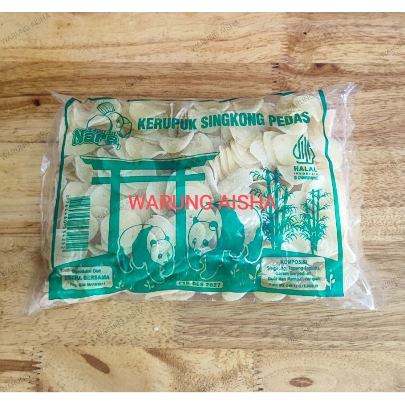 

Kerupuk Singkong Pedas Cap Panda 390 gr