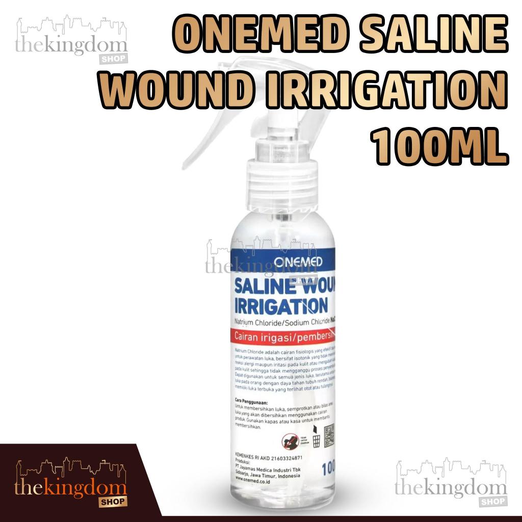 Onemed Saline Wound Irrigation 100ml NaCl Botol Spray Cairan Cuci Luka