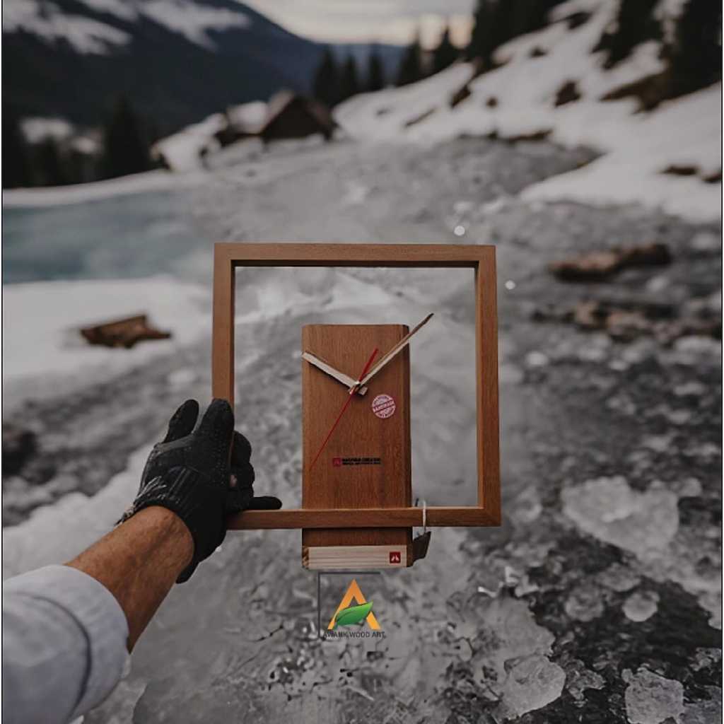 JAM DINDING KAYU, JAM DINDING KAYU MINIMALIS, JAM DINDING KAYU SUPER PREMIUM, JAM DINDING AESTHETIC
