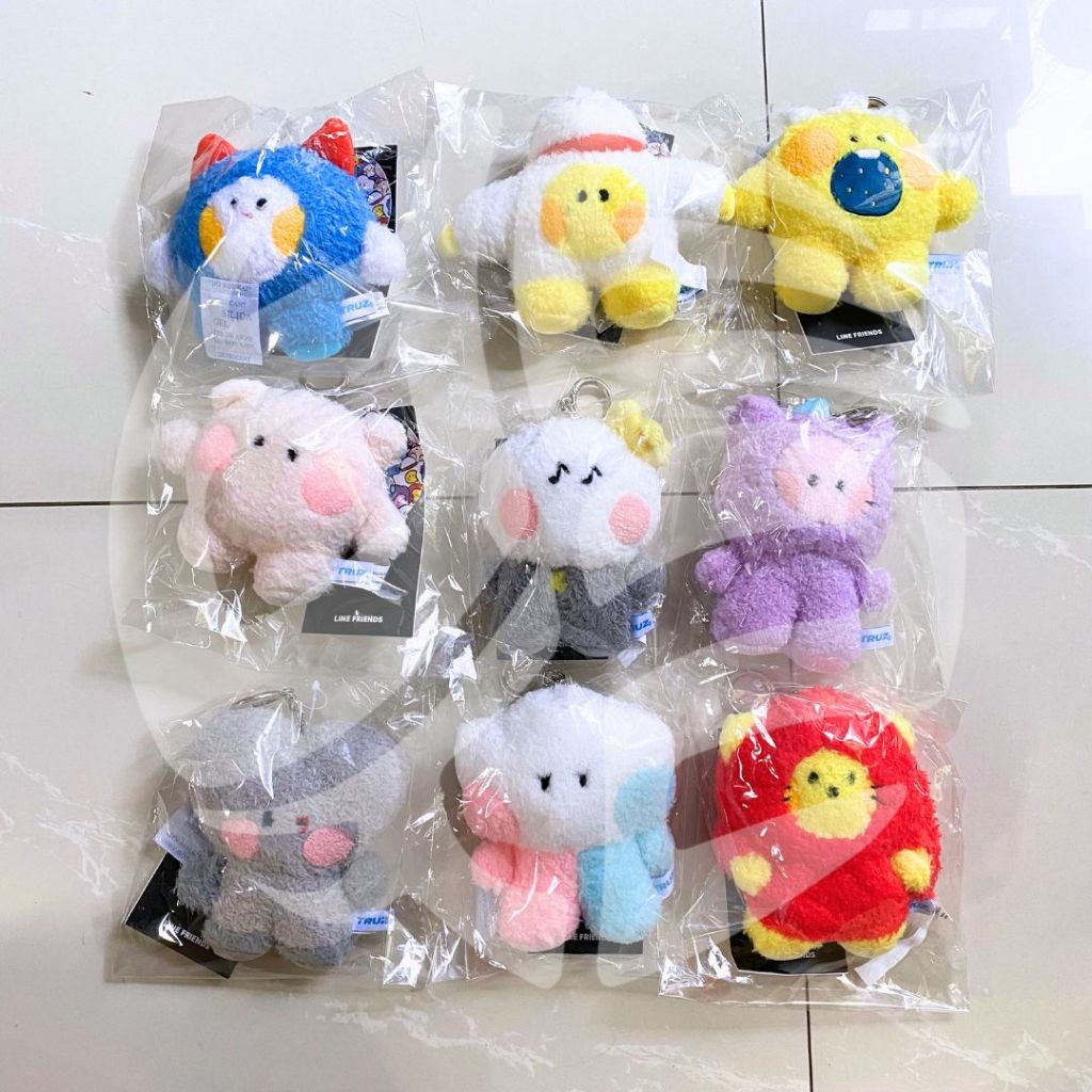 [READY] Truz Minini Doll Keyring / Message Bag Charm Doll OFFICIAL Line Friends