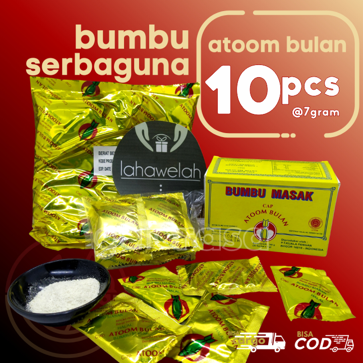 

Bumbu ATOOM BULAN 10pcs bungkus kecil @7g/pcs by GaiaRasa