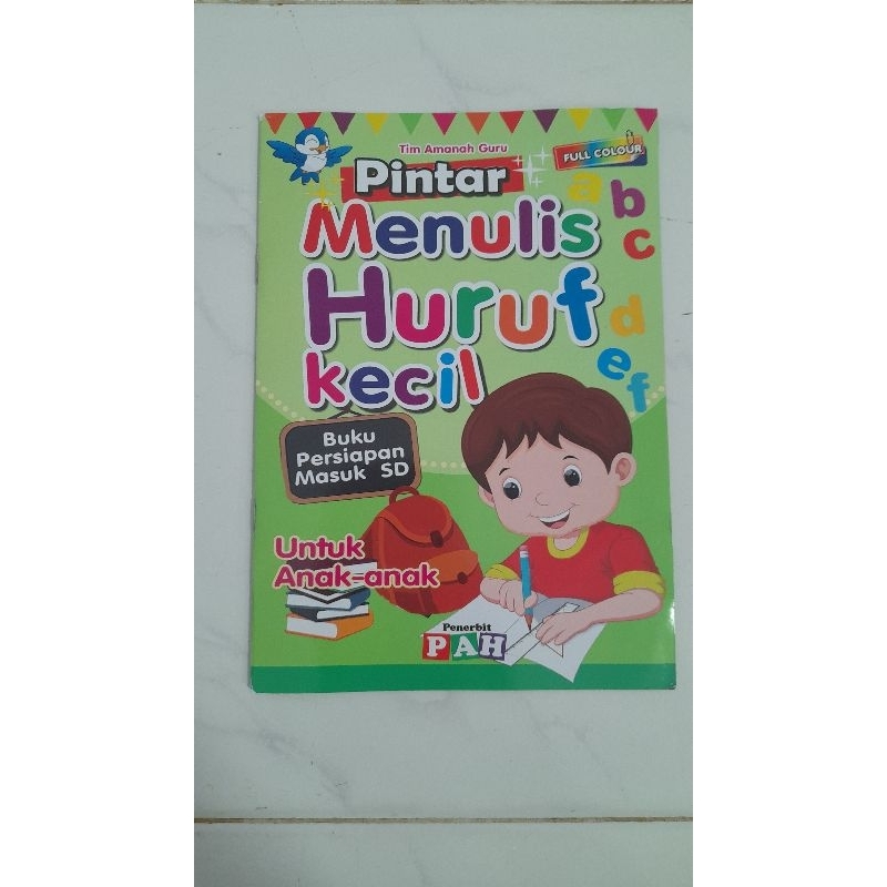 Belajar Menulis Huruf Kecil