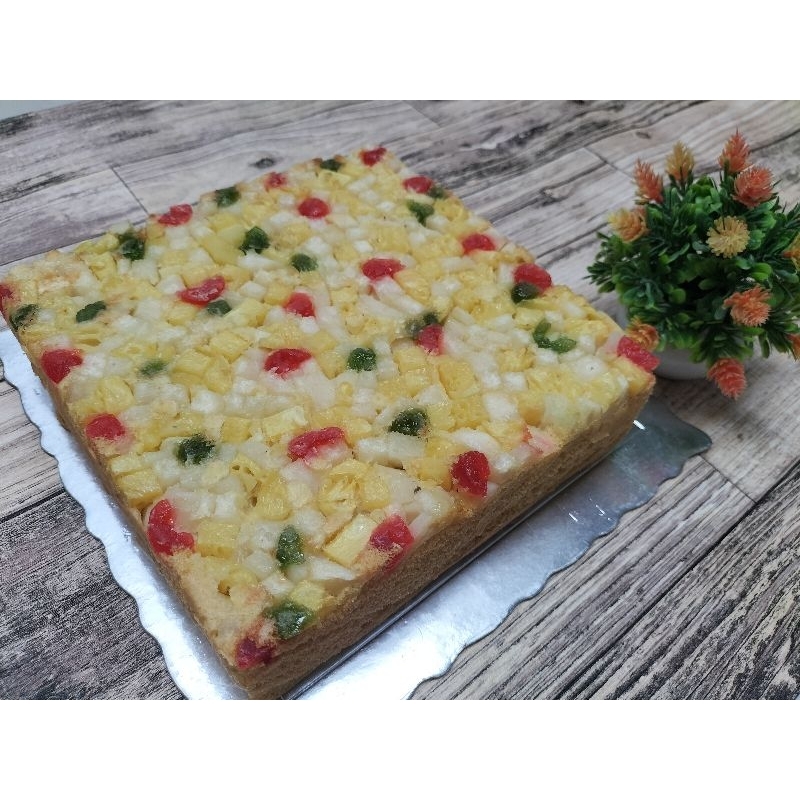 

Cake buah (top fruit cake) roti buah
