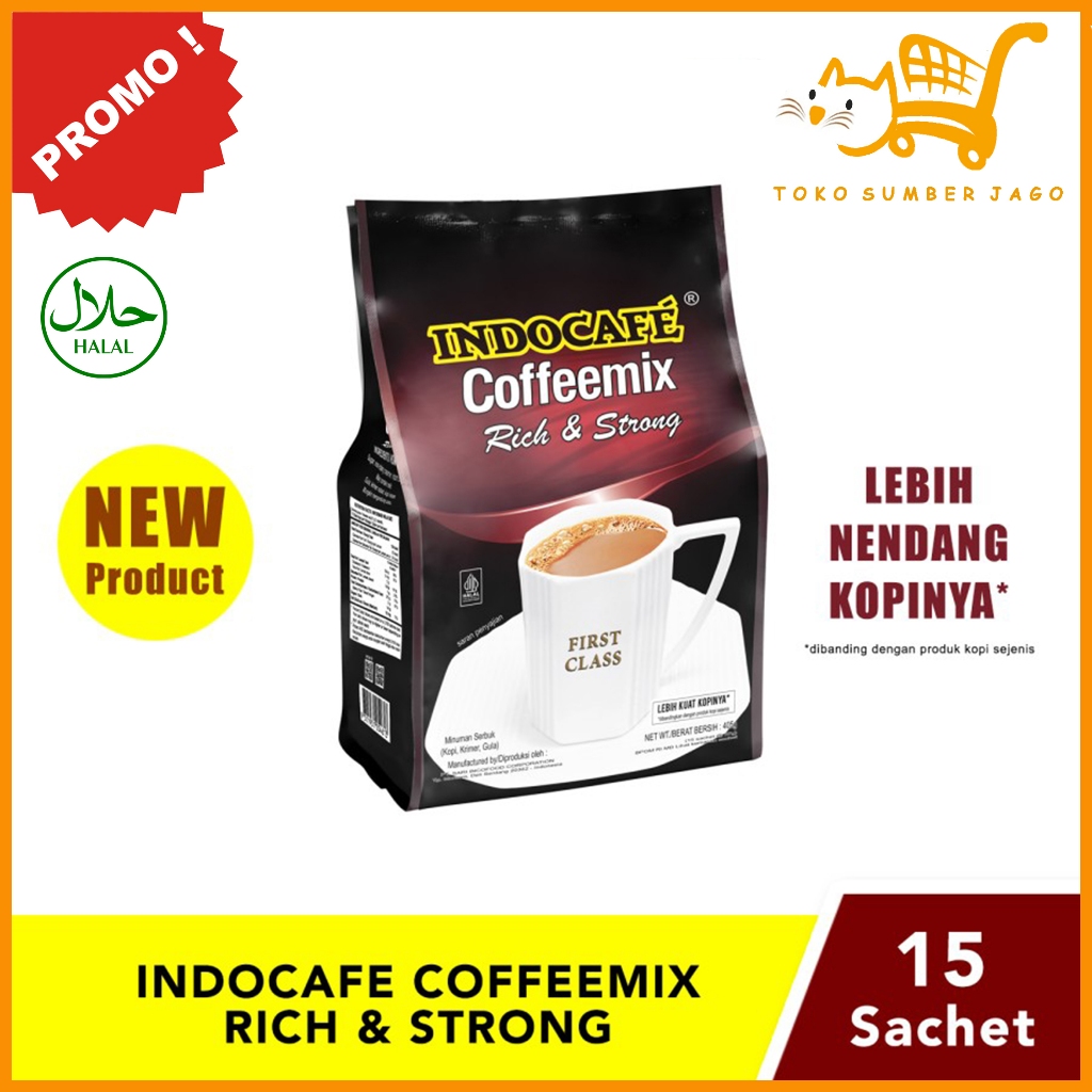 

Indocafe Coffeemix Rich & Strong 15 Sachets x 27gr