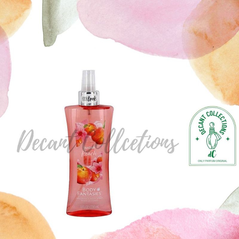 Parfum Wanita Original Body Fantasies Signature Sugar Peach by Parfums De Coeur for Women