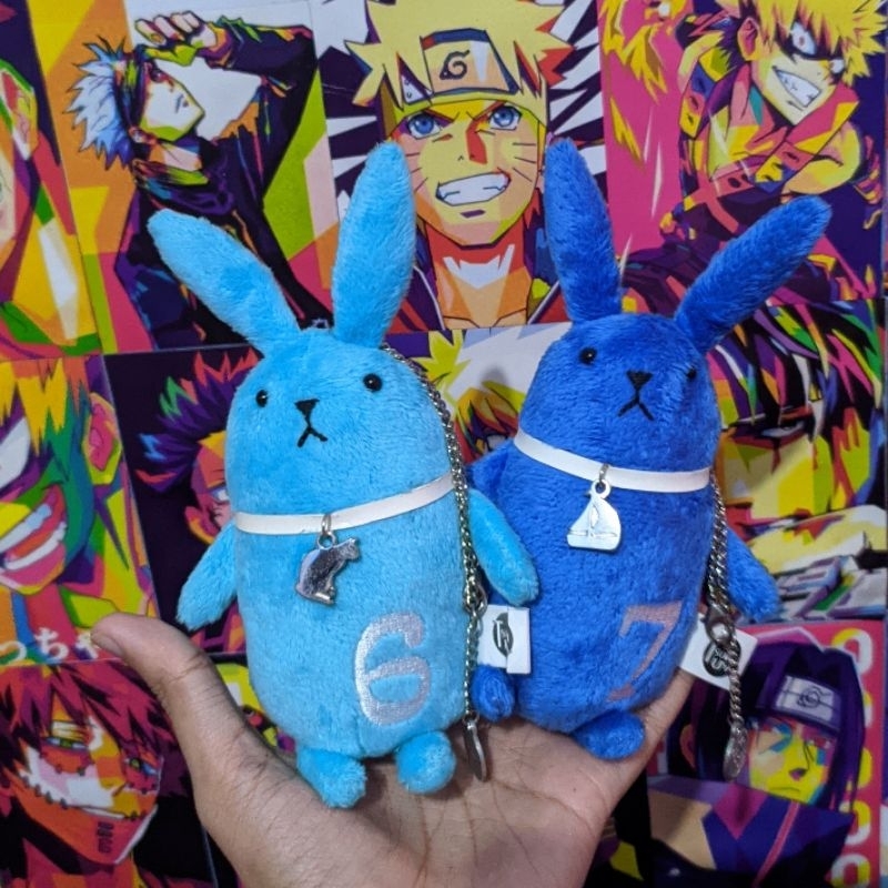 TSUKIUTA Nuigurumi Key Holder Tsukiusa June & July